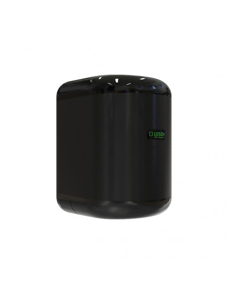 Dispensador Toalhas Rolo Ext Central EcoLuxe Losdi Preto