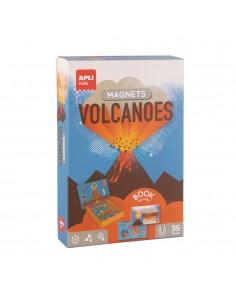 Jogo Educativo Magnético Vulcões 35 peças