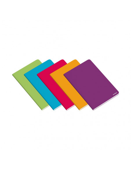 Caderno Agrafado A4 Quadric PP Ambar School Sortido 48Fls 1u