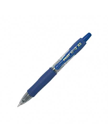 Esferográfica Gel Pilot G-2 Pixie Mini Retrátil Azul 0,7mm