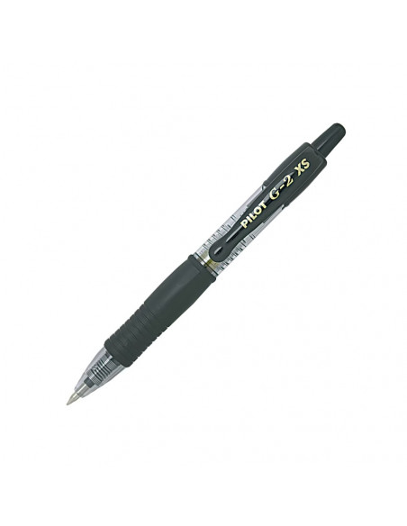 Esferográfica Gel Pilot G-2 Pixie Mini Retrátil Preto 0,7mm