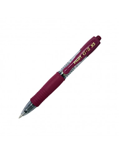 Esferográfica Gel Pilot G-2 Pixie Mini Retrátil Castanho 0,7