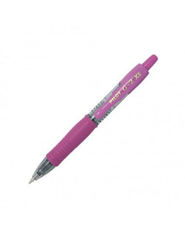 Esferográfica Gel Pilot G-2 Pixie Mini Retrátil Rosa 0,7mm