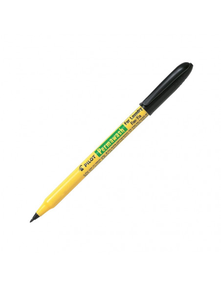 Marcador Tecidos Pilot PermaWash Preto 1un