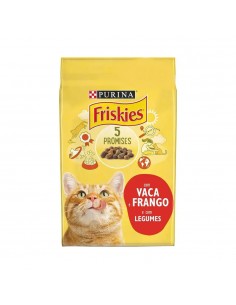 Alimento Seco para Gato Friskies Frango/Vaca Adulto 1,5Kg