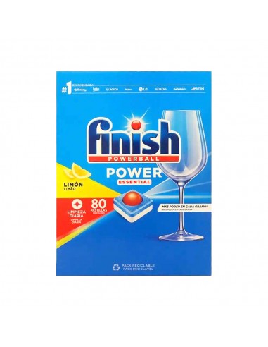 Detergente Máquina Loiça Pastilhas Finish Powerball 80un
