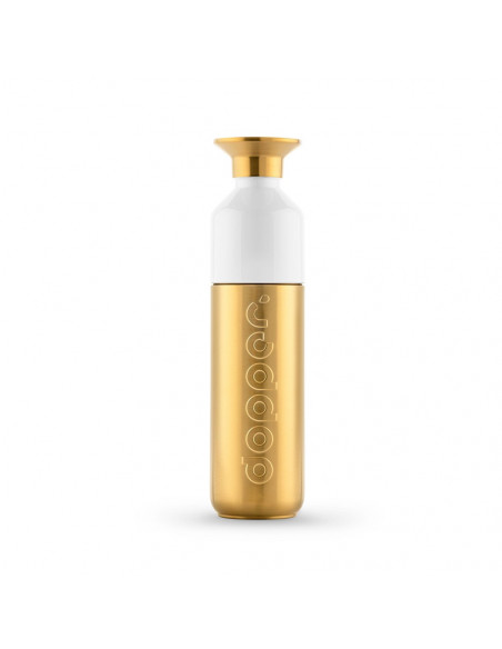 Garrafa Dopper Steel Gold 490ml
