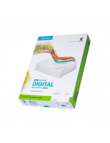 Etiquetas 320x450mm SRA3 LaserGloss Opaco Branco 125Fls