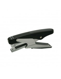 Agrafador Alicate 24/6 12 Folhas Metálico Preto