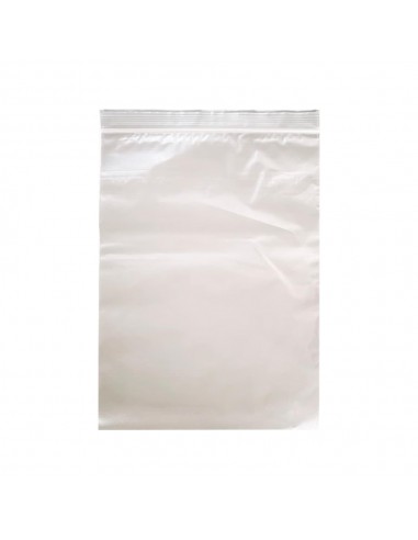 Sacos Plástico Fecho Zip 40mic 250x350mm 100un