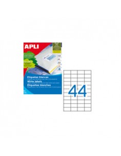 Etiquetas 048,5x024,4mm 100Fls 01285 Apli 4400un