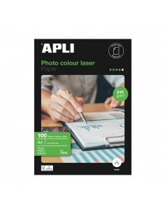 Papel A4 210g Fotográfico Brilhante Laser 100 Folhas