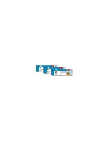 Pack Tinteiros HP 91 Azul Claro C9486A 775ml