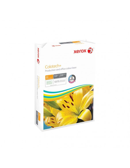 Papel 120gr Fotocopia A4 Xerox Colotech+ 1x500Fls