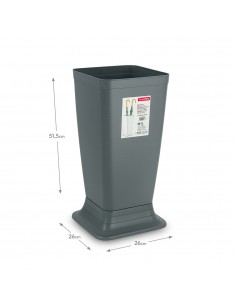 Porta Guarda-Chuvas Plástico Wet Cinzento