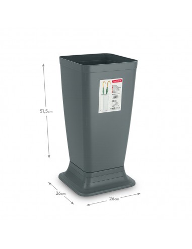 Porta Guarda-Chuvas Plástico Wet Cinzento