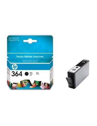 Tinteiro HP 364 Preto CB316EE 6ml 250 Pág.