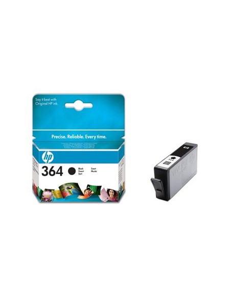 Tinteiro HP 364 Preto CB316EE 6ml 250 Pág.
