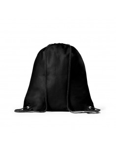 Saco Mochila Non-Woven 37x41cm com Ilhós Preto