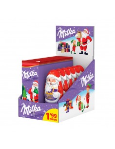 Expositor Milka 18 Tabletes + 8 Pai Natal