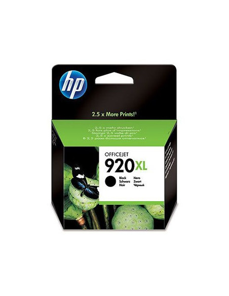 Tinteiro HP 920XL Preto CD975AE 32ml 1200 Pág.