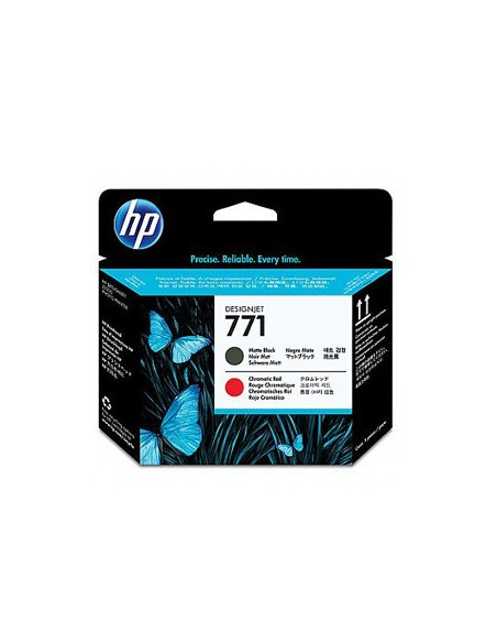 Cabeça Impressão HP 771 Preto Matte/Vermelho CE017A