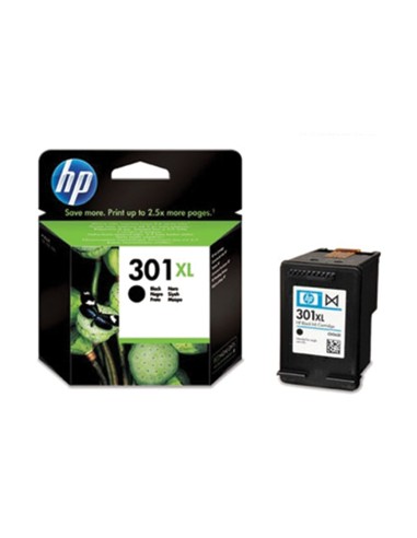 Tinteiro HP 301XL Preto CH563EE 8ml 480 Pág.