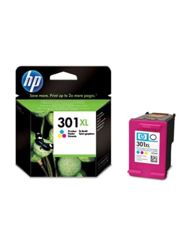 Tinteiro HP 301XL Cor CH564EE 6ml 330 Pág.