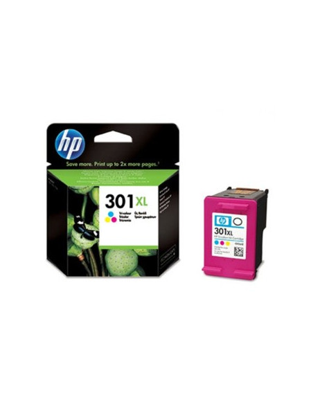 Tinteiro HP 301XL Cor CH564EE 6ml 330 Pág.