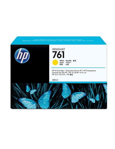 Tinteiro HP 761 Amarelo CM992A 400ml