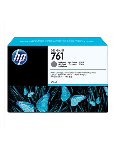 Tinteiro HP 761 Cinzento Escuro CM996A 400ml