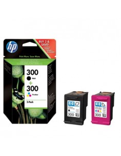 Pack Tinteiros HP 300 Preto/Cor CN637EE 4ml/4ml