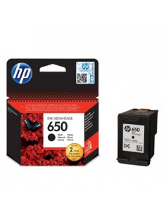 Tinteiro HP 650 Preto CZ101A 6,5ml 360 Pág.
