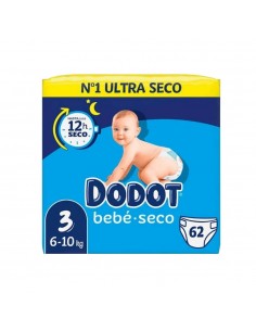 Fraldas Dodot T3 (6-10kg) Bebé Seco 62un
