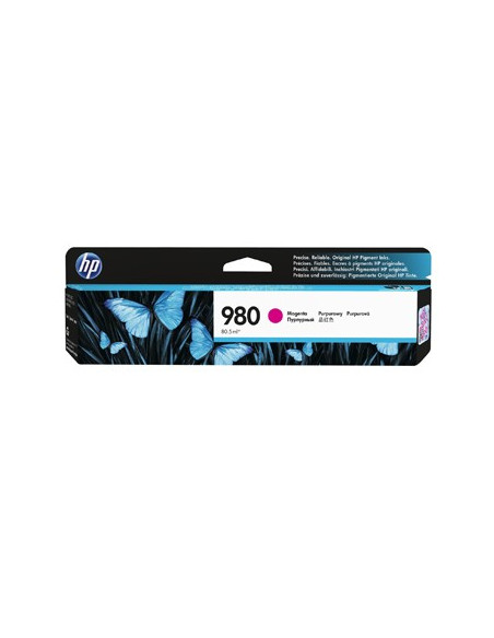 Tinteiro HP 980 Magenta D8J08A 80,5ml 6600 Pág.