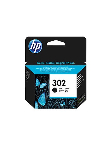 Tinteiro HP 302 Preto F6U66A 3,5ml 190 Pág.