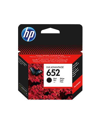 Tinteiro HP 652 Preto F6V25A 360 Pág.