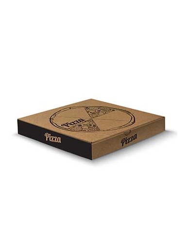 Caixa Pizza Cartão Kraft 360x360x35 100un