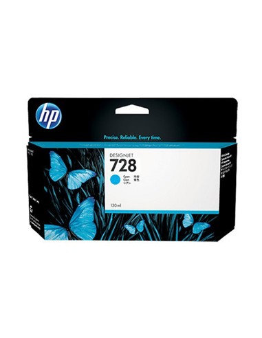 Tinteiro HP 728 Azul F9J67A 130ml