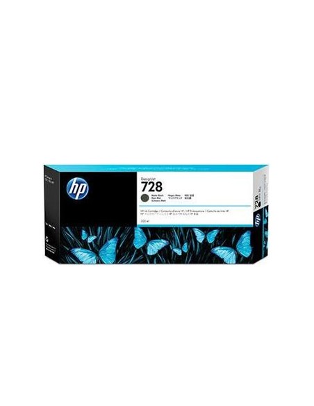 Tinteiro HP 728 Preto Matte F9J68A 300ml