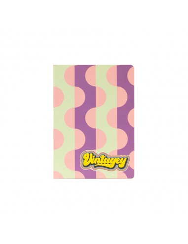 Caderno Agrafado A5 Pautado VINTAGEY Puzzle 48Fls 1un
