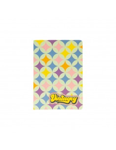 Caderno Agrafado A5 Pautado VINTAGEY Sparks 48Fls 1un