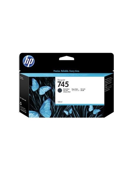 Tinteiro HP 745 Preto Matte F9J99A 130ml