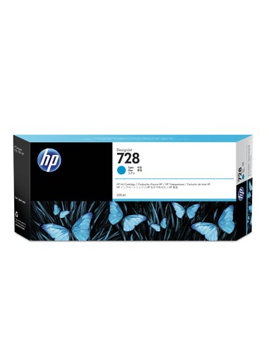 Tinteiro HP 728 Azul F9K17A 300ml