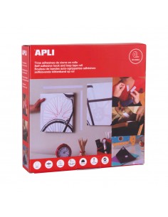 Fitas Velcro 20mmx25m Apli Branco
