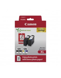 Pack Tinteiros Canon 585XL/586XL Preto/Color 6204C005