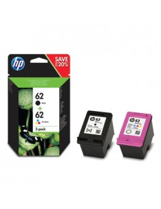 Pack Tinteiros HP 62 Preto/Cor N9J71AE