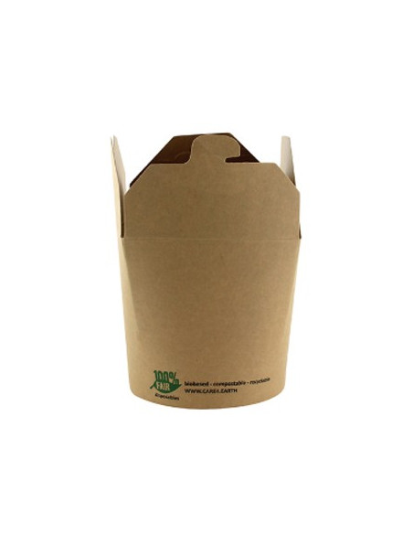 Caixa Cartolina Kraft Menu 9,8x10x8,8cm 760ml 25un