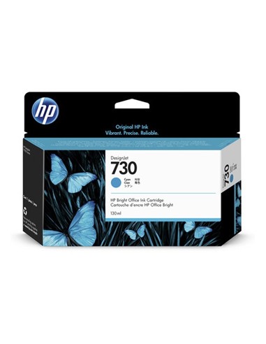 Tinteiro HP 730 Azul P2V62A 130ml