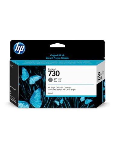 Tinteiro HP 730 Cinzento P2V66A 130ml